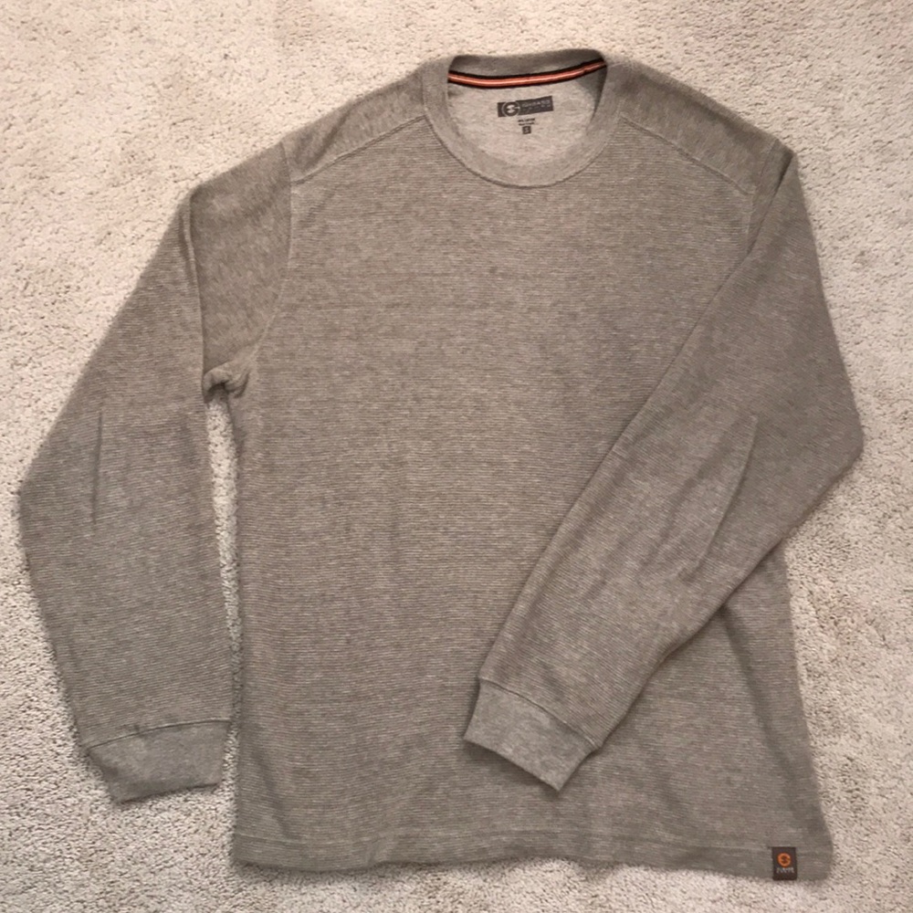 GH Bass Waffle Knit Distressed Tan Small Shirt